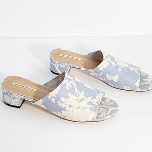 Urban Outfitters Laura Ashley Slide Mule Sandals